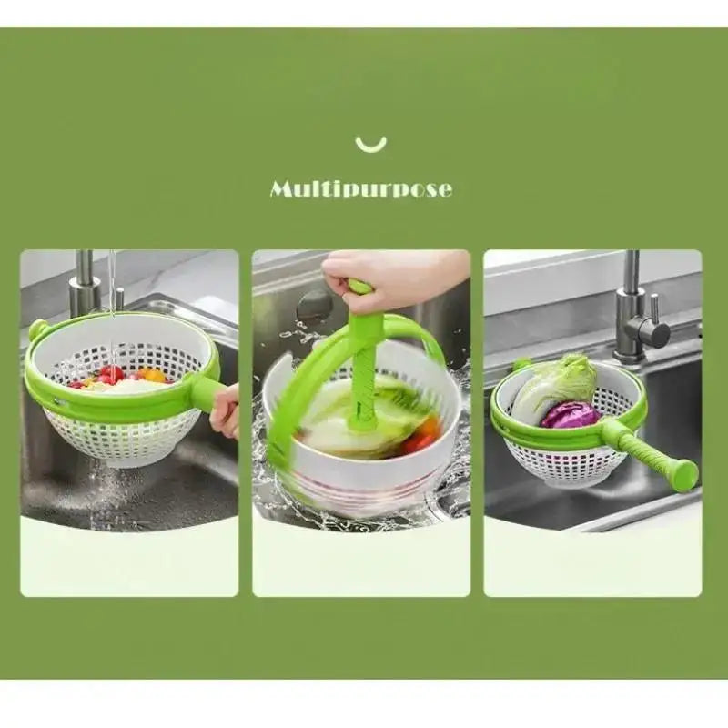 Simple HydroSpin | Rotating Fruit and Veggie Drainer