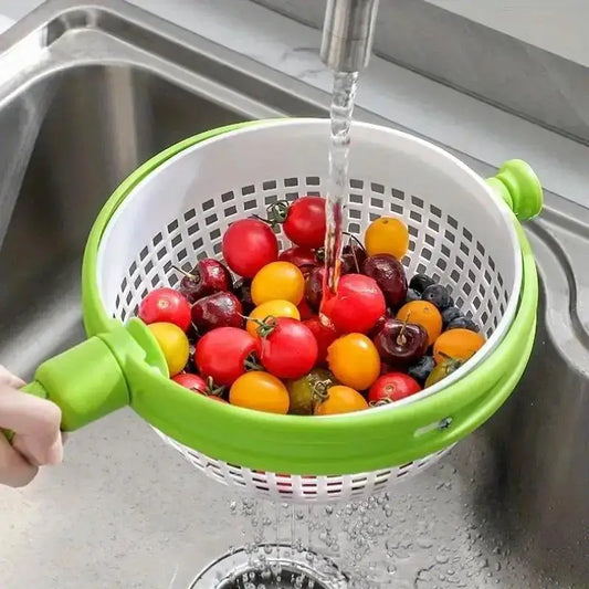Simple HydroSpin |                  Rotating Fruit and Veggie Drainer